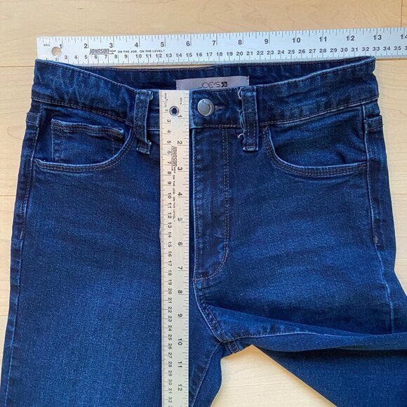 Joes Womens Flared Jeans high rise dark blue stretchy denim Size 26 - Picture 10 of 12